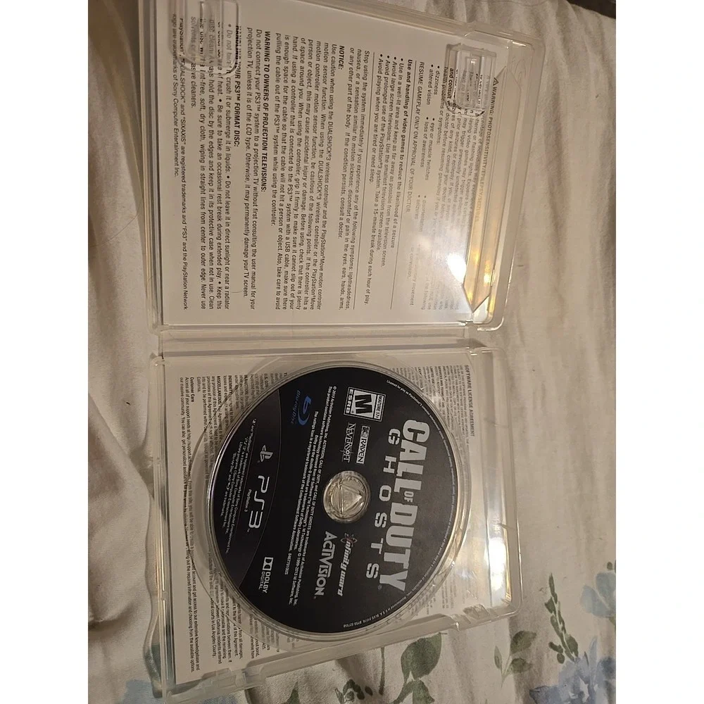 Sony Playstation 3 PS3 Call of Duty Ghosts COD Activision